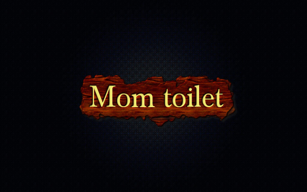 Mom in toilet - 1